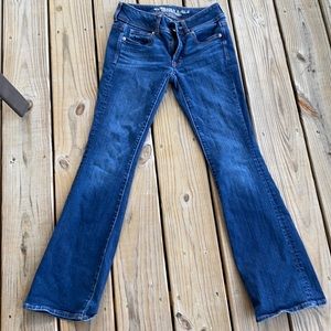 American eagle kick boot super stretch jeans